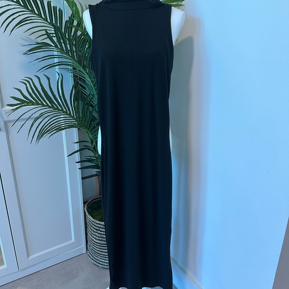 Express Elegant Black Sleeveless Dress